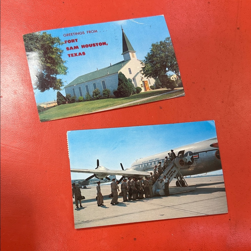 Vintage Fort Sam Houston Postcards from a Son to Mother